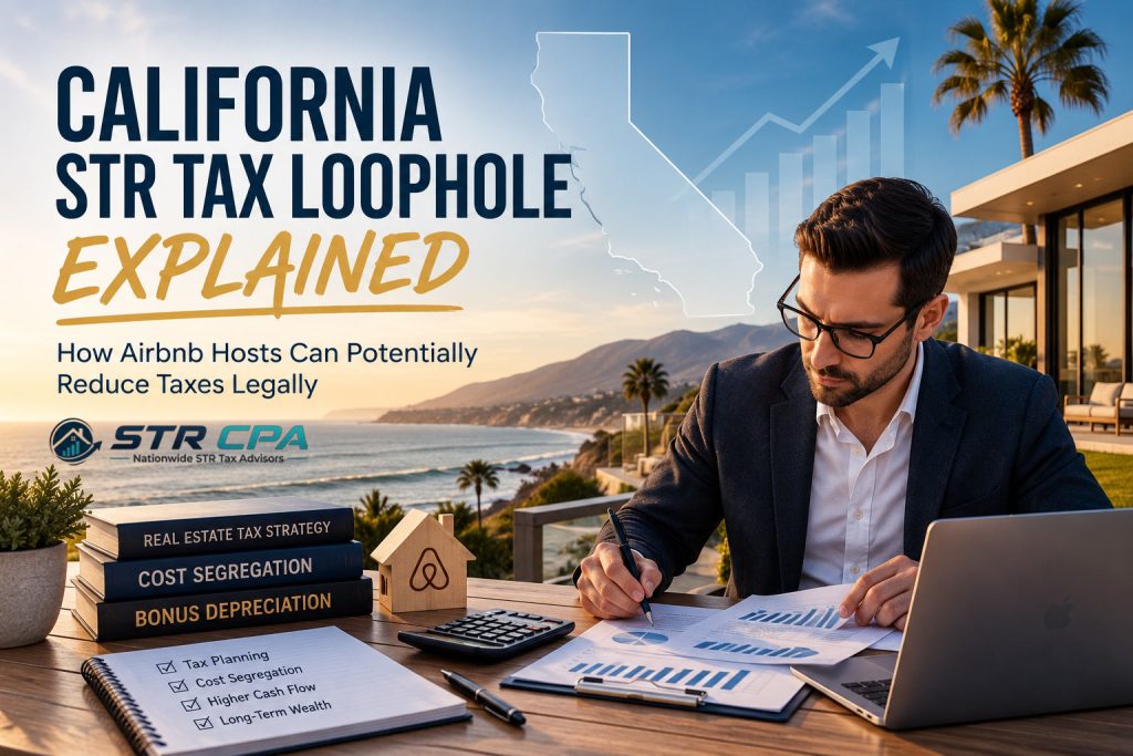 California STR Tax Loophole Explained for Airbnb Hosts and Vacation Rental Owners