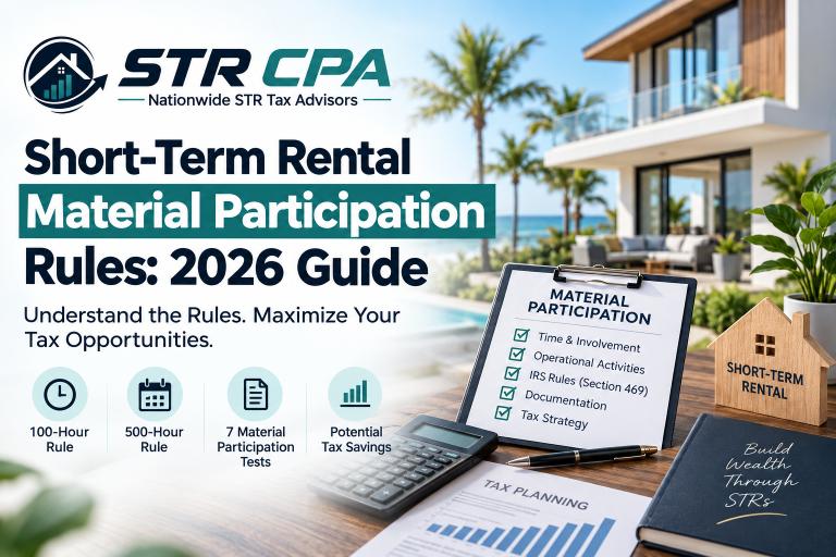 short-term rental material participation