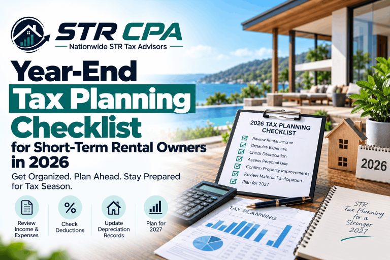 short-term rental year-end tax planning